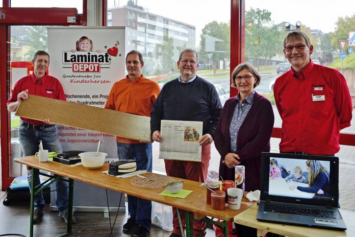 PM_Kinderherzen_Verein_Impuls 21_Velbert_Bilanz Durch die Charity-Aktion „Quadratmeter für Kinderherzen“ kamen 2017 insgesamt 1.772 Euro für den Verein Impuls 21 zusammen.