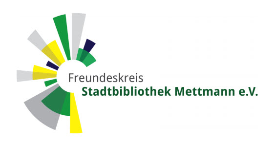 Freundeskreis Stadtbib.Me NEU Die diesjährige Veranstaltungsreihe des Freundeskreises der Stadtbibliothek startet mit einem Vortrag über Friedrich Ebert. Logo: Freundeskreis der Stadtbibliothek