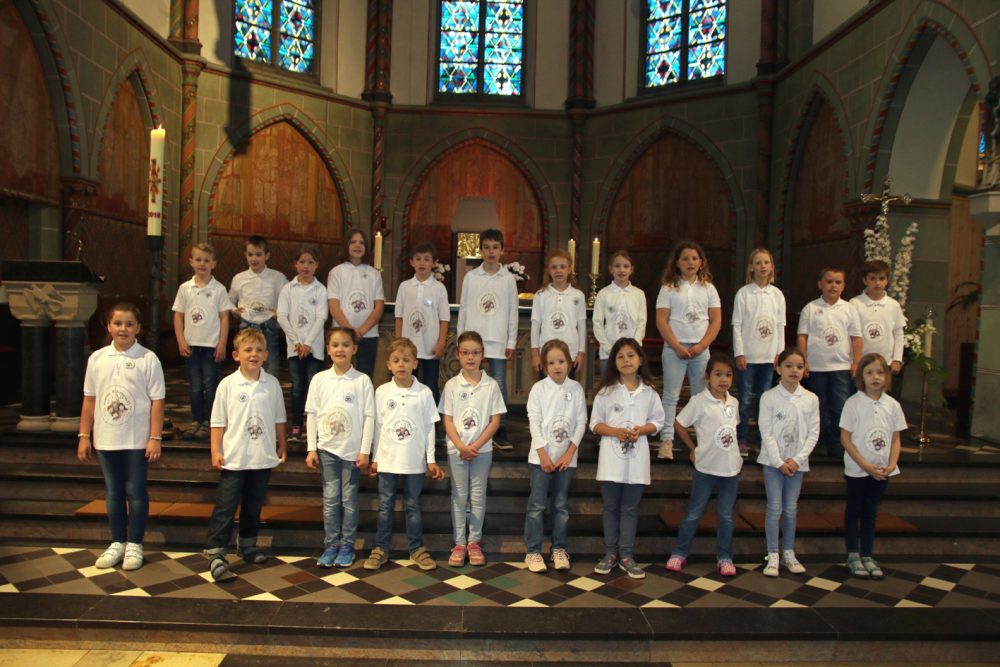 07_ME_Aufnahmefeier Kinderchor 2018 011b Auch der Kinderchor, hier bei der letzten Aufnahmefeier, sucht noch nach neuen Sängerinnen und Sängern. Foto: Matthias Roettger