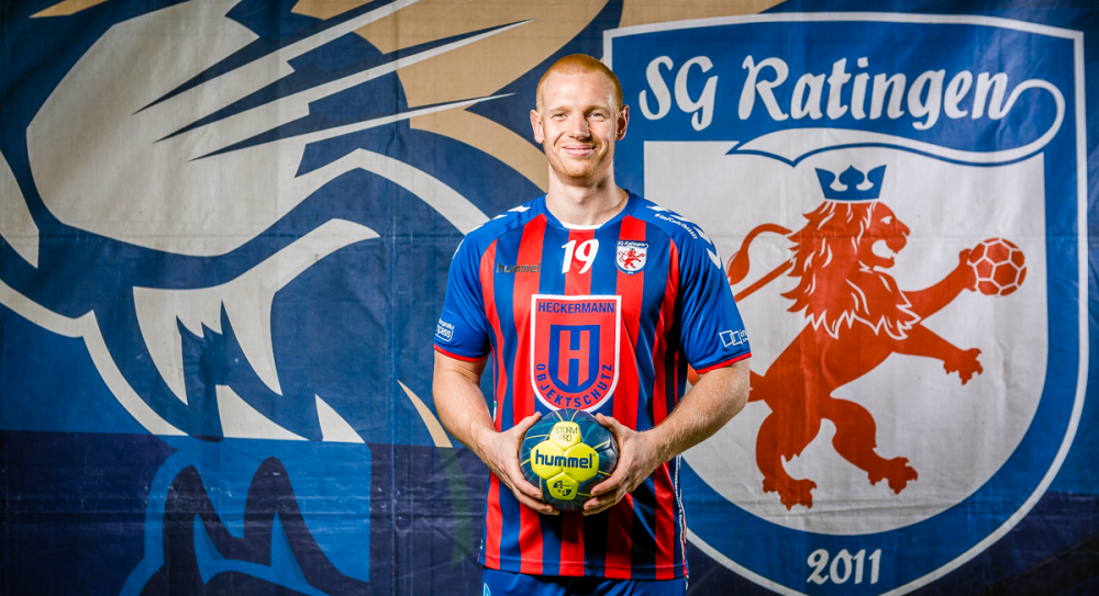 07_RA_SGR Mergner Fehlt der SG Ratingen im Spiel gegen Rheinbach: Kreisläufer Christian Mergner, der wegen Knieproblemen nicht am Training teilnehmen konnte. Foto: Leuchtkraft