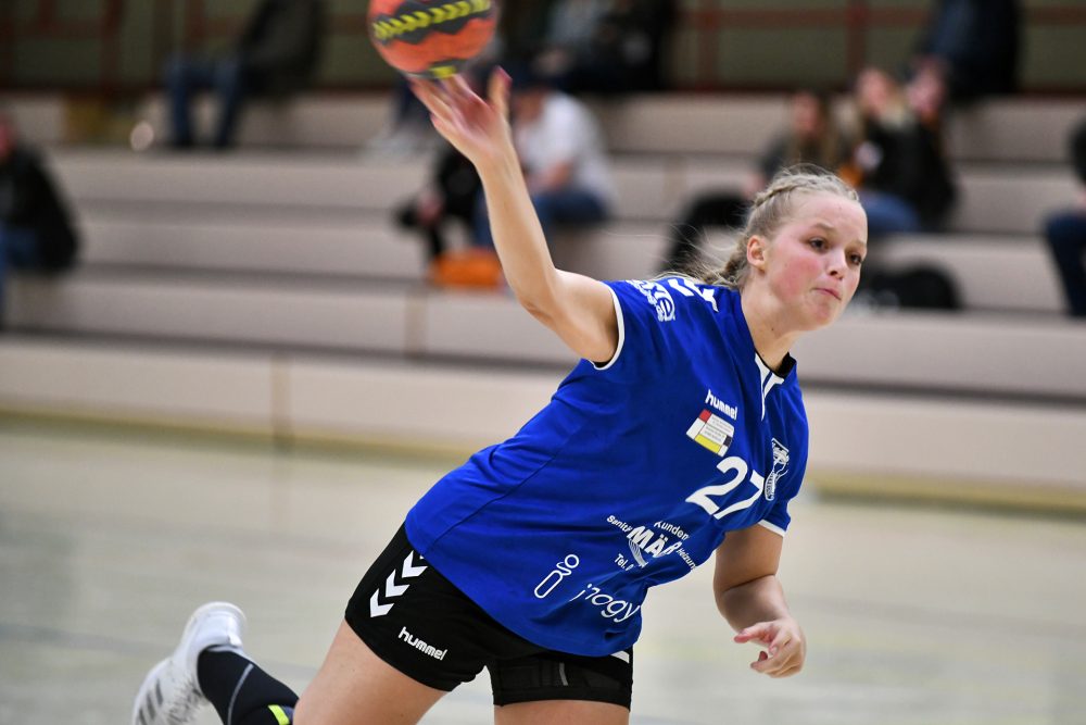 Kiekbusch_Luisa Luisa Kiekbusch erzielte drei Sekunden vor dem Abpfiff den Siegtreffer für den TB Wülfrath. Archivfoto: Mathias Kehren