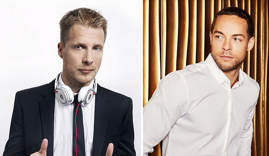 Oliver Pocher und Andrej Mangold laden zur Autogrammstunde am Eröffnungstag. Fotos: McDonalds