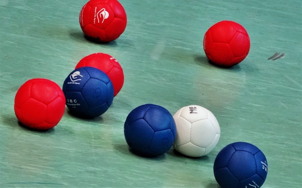 ME_Symbolbild_Hallenboccia-Bälle Hallen-Boccia: Die Bälle müssen international zugelassen sein und haben verschiedene Härtegrade. Foto: Hans Stauff