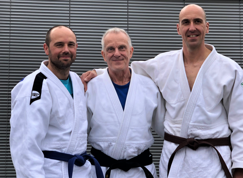 19_ME_Judoka Me-Sport Die Judoka Denis Schröder, Karl-Heinz Hartung und Lars Grimm traten bei den Deutschen Meisterschaften Ü30 an. Foto: ME-Sport
