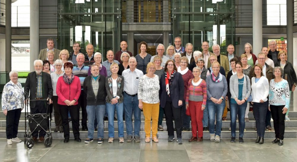 20_ME_Bundestag 45 ehrenamtlich Engagierten aus Ratingen und Niederberg waren zu Gast im Bundestag, Foto: Büro Griese