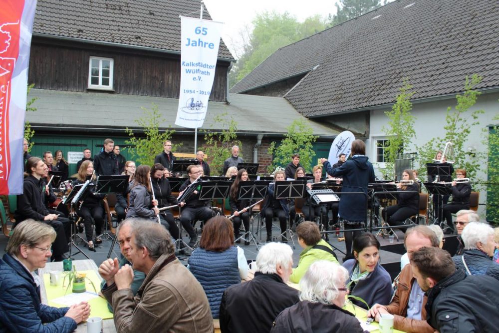 Musikverein Kalkstädter Viel Beifall gab es für den Musikverein