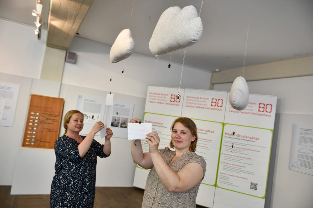 Schloss- und Beschlaegemuseum Eine analoge Cloud ist Bestandteil der neuen Sonderausstellung im Schloss- und Beschlägemuseum. Foto: Mathias Kehren