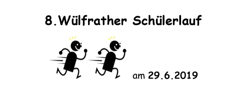 Schülerlauf Die Lindenschule organisiert den Wülfrather Schülerlauf zum achten Mal. Bild: Lindenschule (Formular)