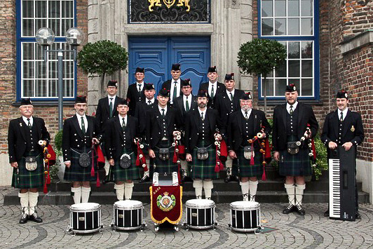 Rhine Area Pipes & Drums treten am Sonntag auf. Foto: Veranstalter