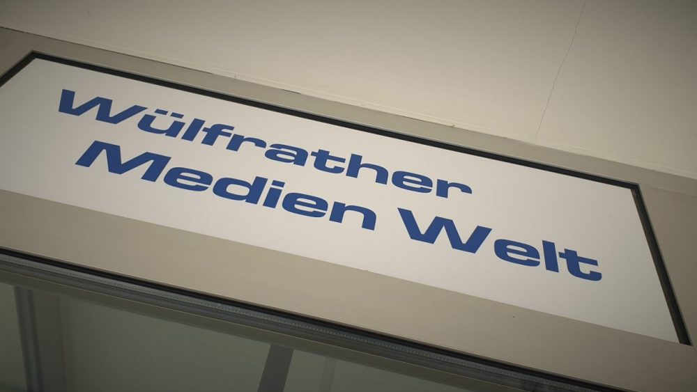 WUE_Medienwelt_Symbolbild Die Wülfrather-Medien-Welt auf der Wilhelmstraße 146, direkt in der Fußgängerzone. Archivfoto: André Volkmann