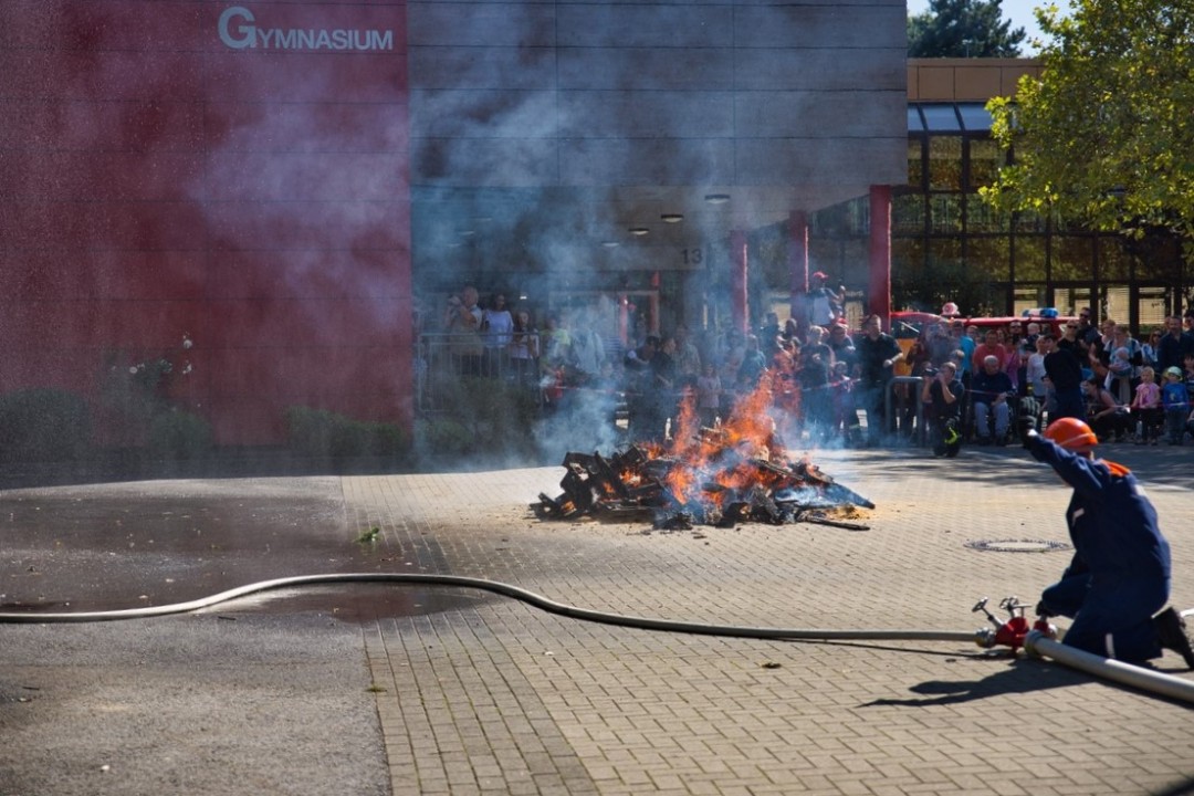 Auch der Nachwuchs zeigte, was er schon kann. Foto: Feuerwehr Mettmann
