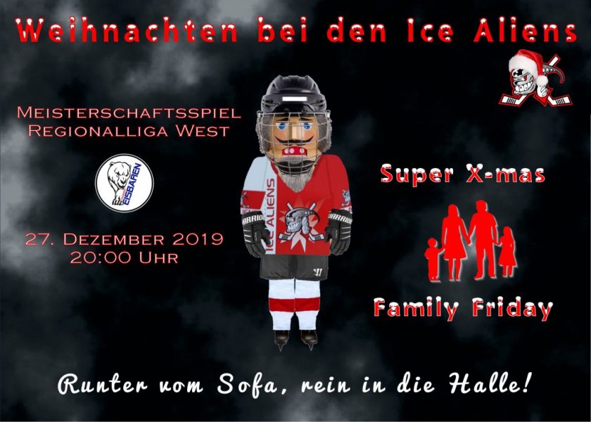 Ice Aliens treffen am Sandbach auf die Eisbären Ratingen Ice Aliens treffen am Sandbach auf die Eisbären Ratingen